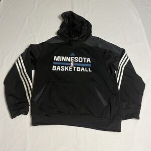 ADIDAS Minnesota TIMBERWOLVES Official Pullover Hoodie Sweatshirt NBA SIZE M